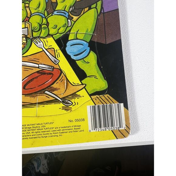 Rose Art - TMNT Childs Puzzle 1990 - Complete - Teenage Mutant Ninja Turtle - Picture 3 of 5